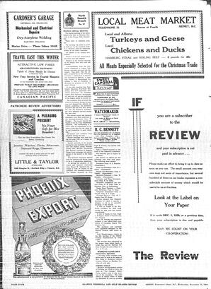 Saanich Peninsula And Gulf Islands Review Wed, December 13, 1939 (Page 4)