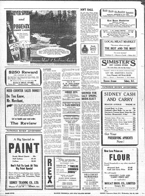 Saanich Peninsula And Gulf Islands Review Wed, July 26, 1939 (Page 4)