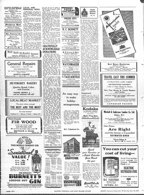 Saanich Peninsula And Gulf Islands Review Wed, June 28, 1939 (Page 2)