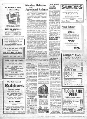 Saanich Peninsula And Gulf Islands Review Wed, November 16, 1938 (Page 4)