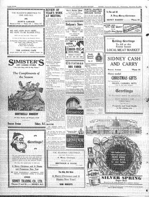 Saanich Peninsula And Gulf Islands Review Wed, December 22, 1937 (Page 4)