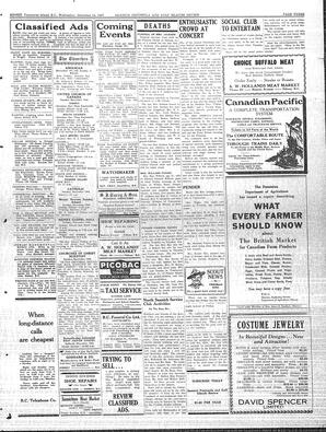 Saanich Peninsula And Gulf Islands Review Wed, December 15, 1937 (Page 3)