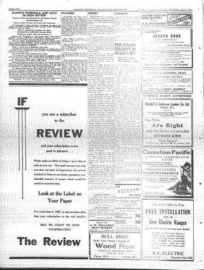 Saanich Peninsula And Gulf Islands Review Wed, June 2, 1937 (Page 2)
