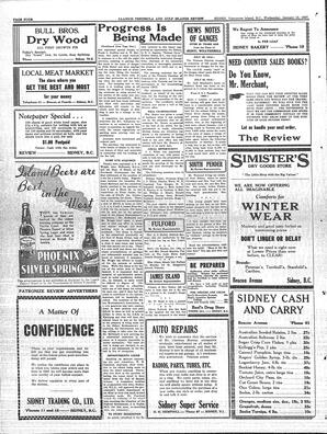 Saanich Peninsula And Gulf Islands Review Wed, January 13, 1937 (Page 4)