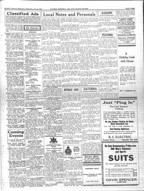 Saanich Peninsula And Gulf Islands Review Wed, July 22, 1936 (Page 3)