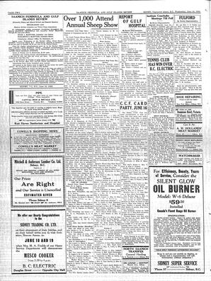 Saanich Peninsula And Gulf Islands Review Wed, June 10, 1936 (Page 2)