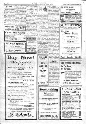Saanich Peninsula And Gulf Islands Review Wed, March 20, 1935 (Page 4)