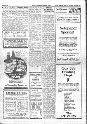 Saanich Peninsula And Gulf Islands Review Thu, July 16, 1931 (Page 4)