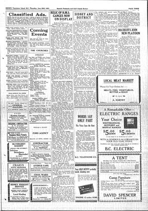 Saanich Peninsula And Gulf Islands Review Thu, June 25, 1931 (Page 3)