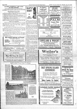 Saanich Peninsula And Gulf Islands Review Thu, June 11, 1931 (Page 2)