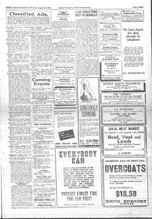 Saanich Peninsula And Gulf Islands Review Thu, August 21, 1930 (Page 3)