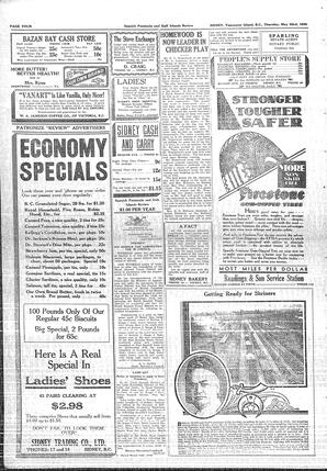 Saanich Peninsula And Gulf Islands Review Thu, May 22, 1930 (Page 4)