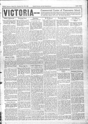 Saanich Peninsula And Gulf Islands Review Thu, December 27, 1928 (Page 3)