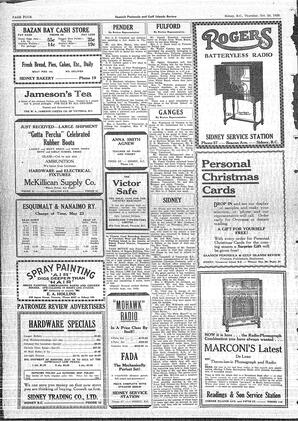 Saanich Peninsula And Gulf Islands Review Thu, October 25, 1928 (Page 4)