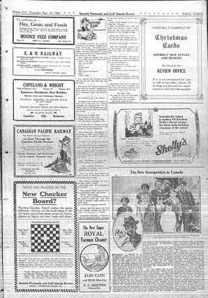 Sidney And Islands Review Thu, November 18, 1926 (Page 3)