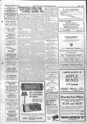 Sidney And Islands Review Thu, October 21, 1926 (Page 3)