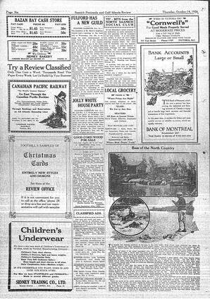 Sidney And Islands Review Thu, October 14, 1926 (Page 6)