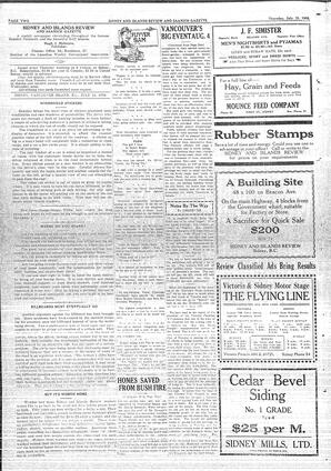 Sidney And Islands Review Thu, July 15, 1926 (Page 2)