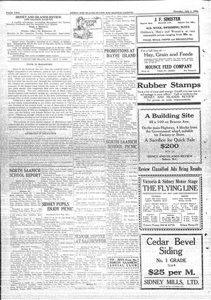 Sidney And Islands Review Thu, July 1, 1926 (Page 2)