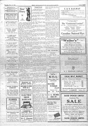 Sidney And Islands Review Thu, May 13, 1926 (Page 3)