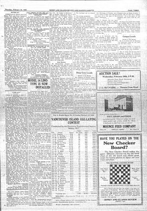 Sidney And Islands Review Thu, February 18, 1926 (Page 3)