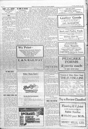 Sidney And Islands Review Thu, December 10, 1925 (Page 2)