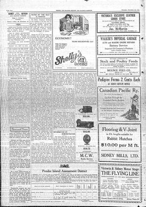 Sidney And Islands Review Thu, November 12, 1925 (Page 2)