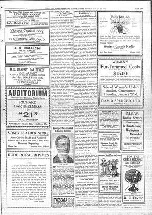 Sidney And Islands Review Thu, January 22, 1925 (Page 5)