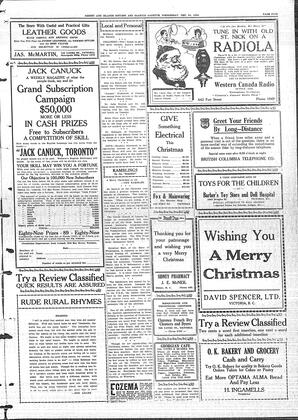 Sidney And Islands Review Wed, December 24, 1924 (Page 5)