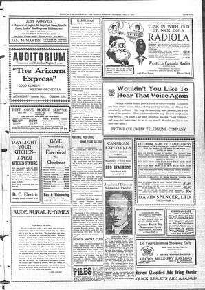 Sidney And Islands Review Thu, December 4, 1924 (Page 5)