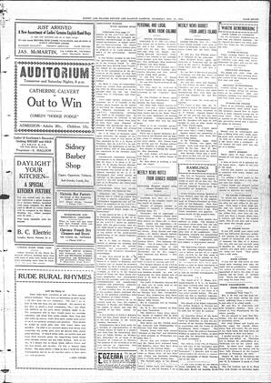 Sidney And Islands Review Thu, November 13, 1924 (Page 7)