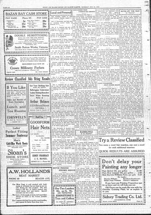 Sidney And Islands Review Thu, July 31, 1924 (Page 6)