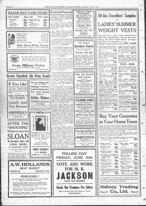 Sidney And Islands Review Thu, June 19, 1924 (Page 6)