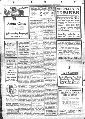 Sidney And Islands Review Thu, December 6, 1923 (Page 8)