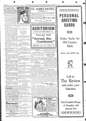 Sidney And Islands Review Thu, November 15, 1923 (Page 2)
