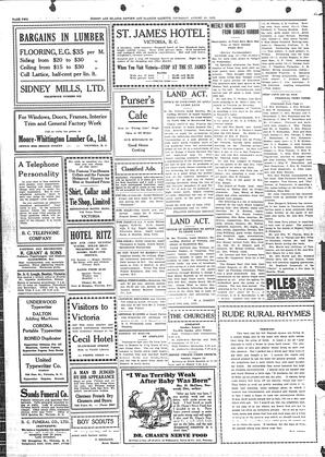 Sidney And Islands Review Thu, August 16, 1923 (Page 2)