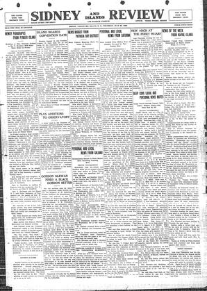 Sidney And Islands Review Thu, July 26, 1923 (Page 1)