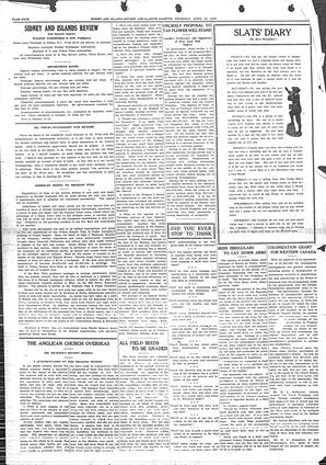 Sidney And Islands Review Thu, April 26, 1923 (Page 4)
