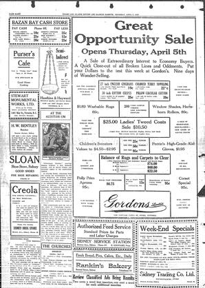 Sidney And Islands Review Thu, April 5, 1923 (Page 8)