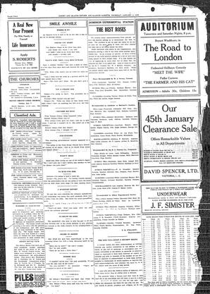 Sidney And Islands Review Thu, January 4, 1923 (Page 2)