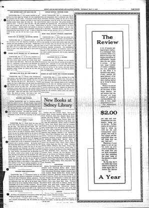 Sidney And Islands Review Thu, May 11, 1922 (Page 3)