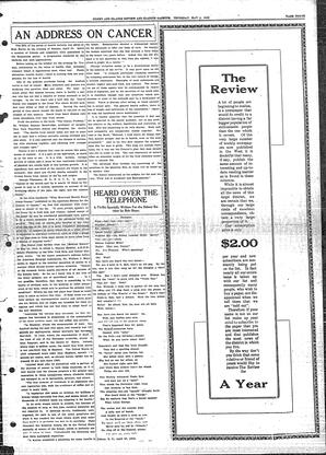 Sidney And Islands Review Thu, May 4, 1922 (Page 3)