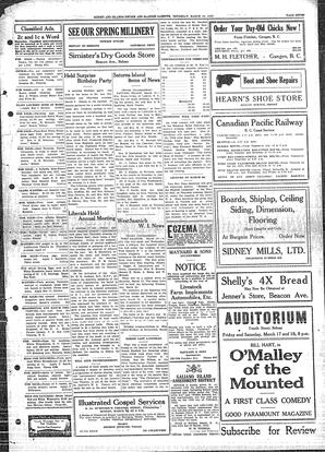 Sidney And Islands Review Thu, March 16, 1922 (Page 7)