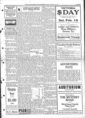 Sidney And Islands Review Thu, February 16, 1922 (Page 7)