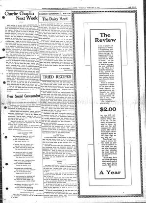 Sidney And Islands Review Thu, February 16, 1922 (Page 3)