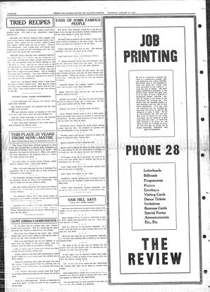 Sidney And Islands Review Thu, January 26, 1922 (Page 6)