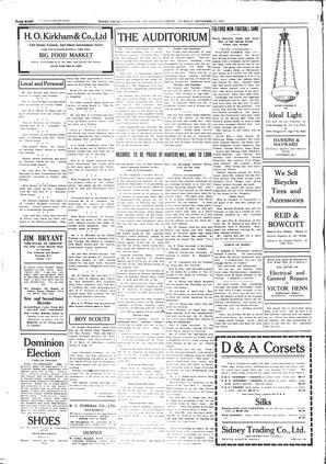 Sidney And Islands Review Thu, September 15, 1921 (Page 8)