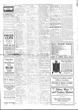 Sidney And Islands Review Thu, September 15, 1921 (Page 2)