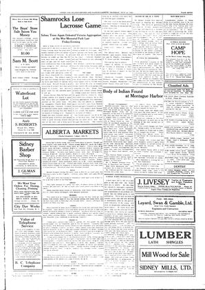 Sidney And Islands Review Thu, July 14, 1921 (Page 7)
