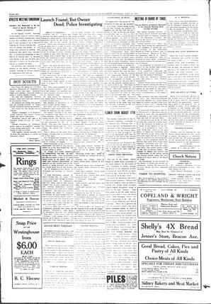 Sidney And Islands Review Thu, July 14, 1921 (Page 2)